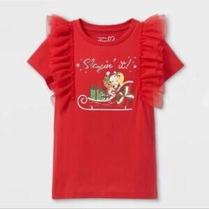 Christmas in July Jojo Siwa Slayin it Santa sleigh with sequins and ruffles NWT
